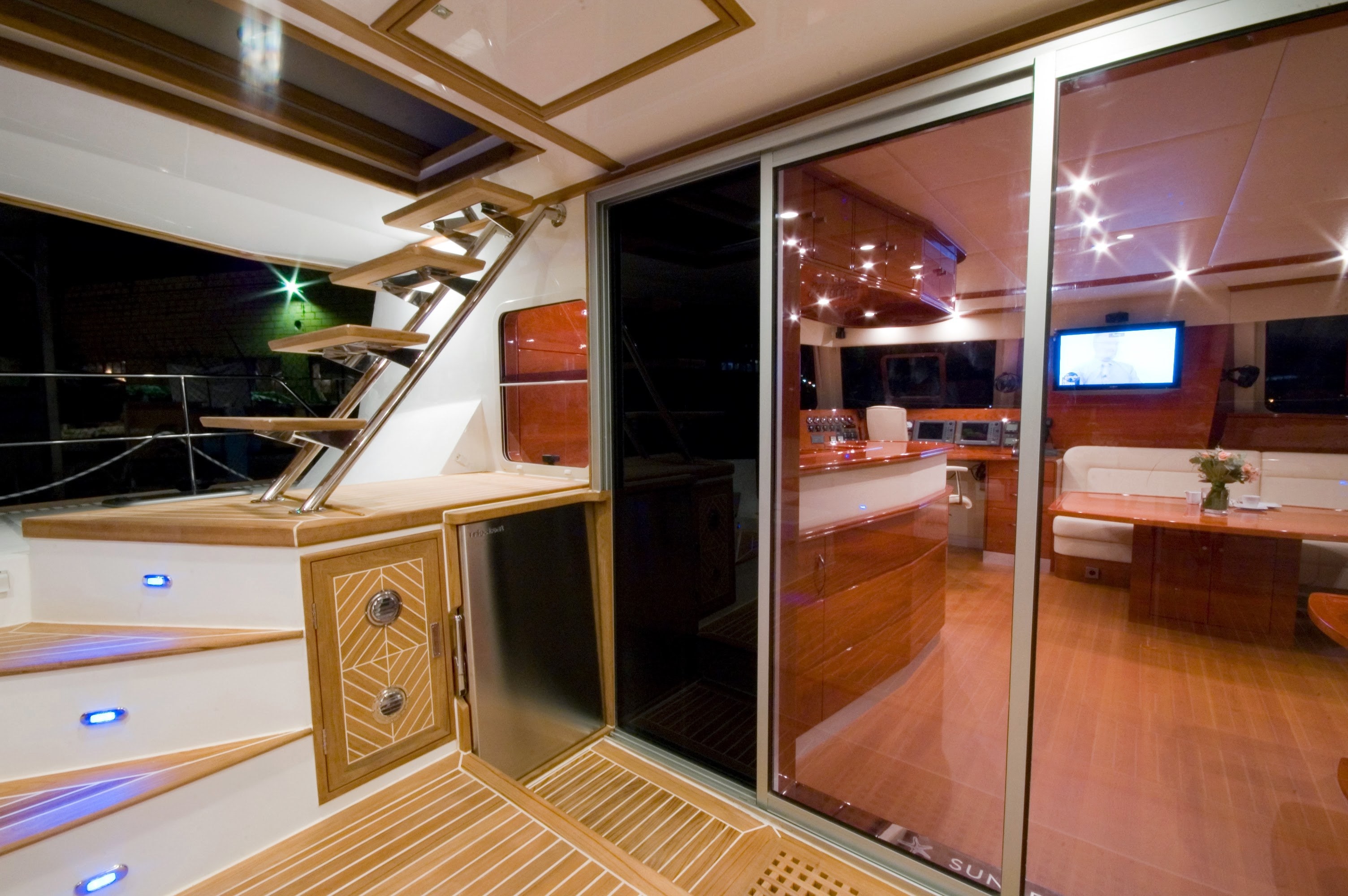 The aft deck aboard Blaze II