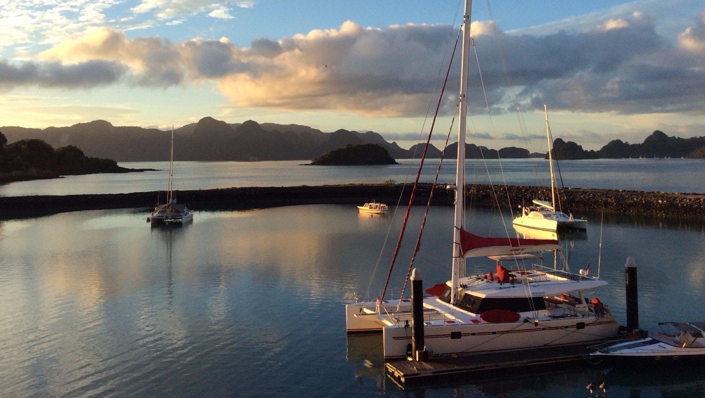 South Pacific scenery