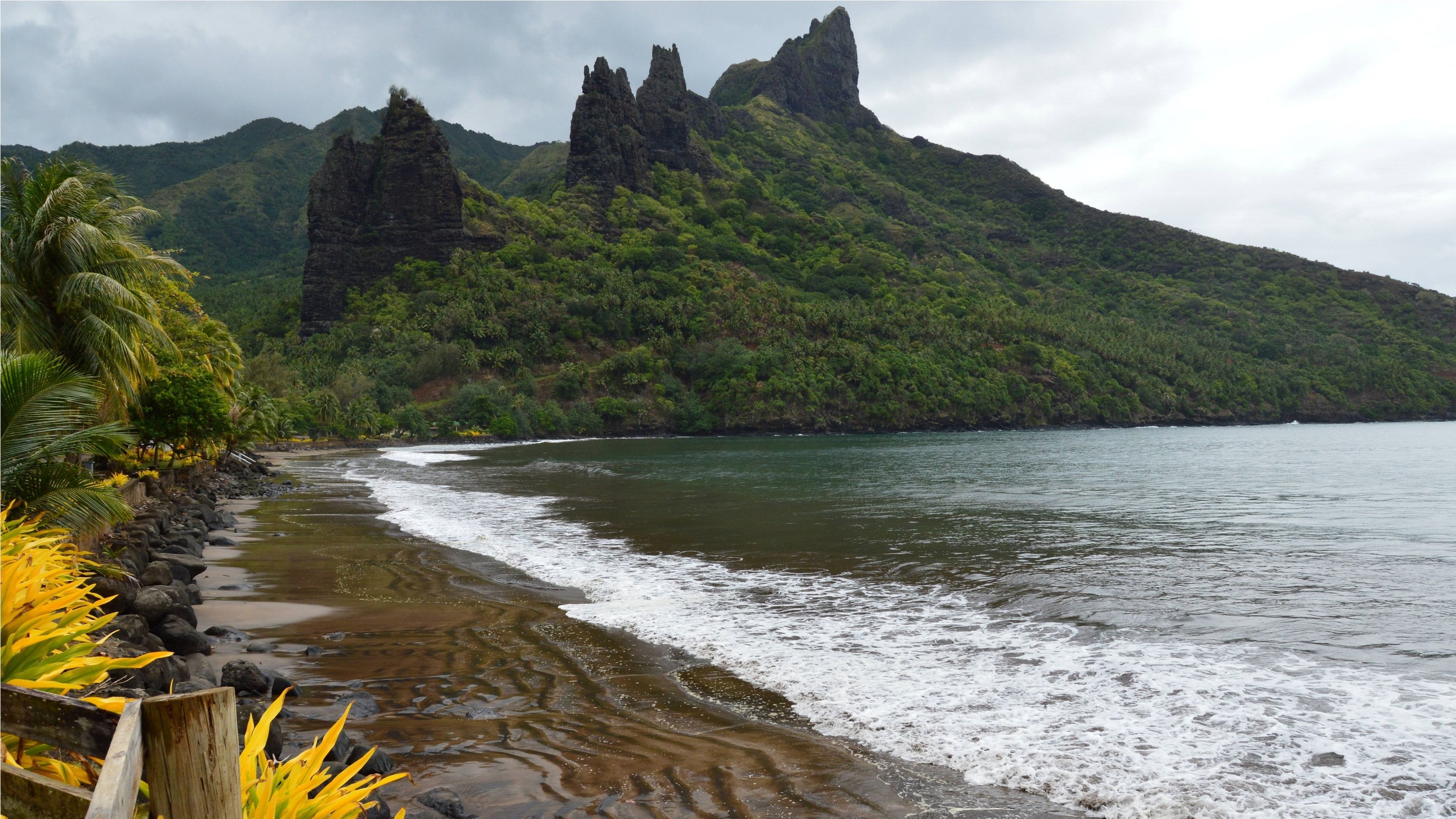 The cliffs of Nuku Hiva, Marquesas