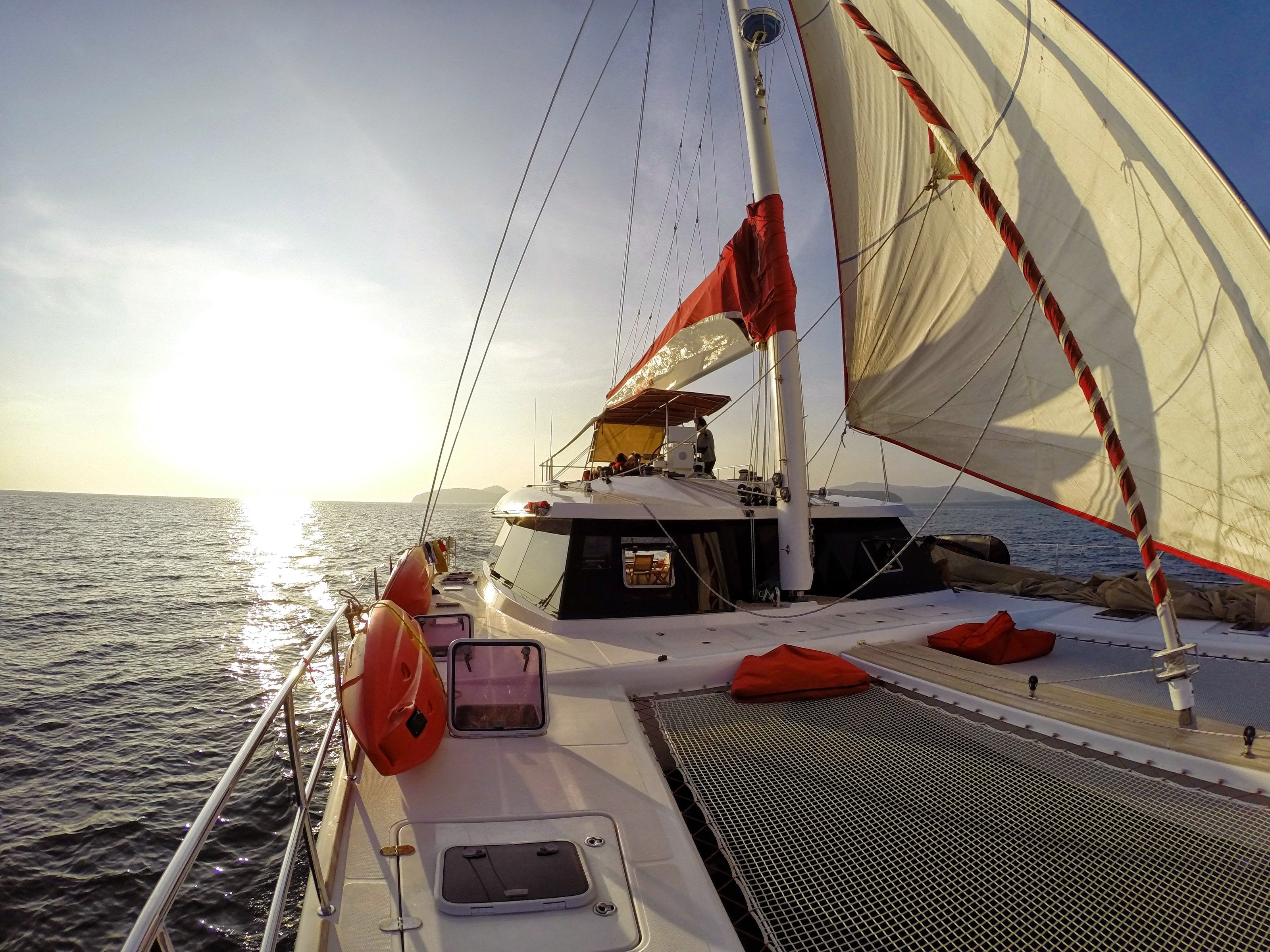 Blaze II under sail