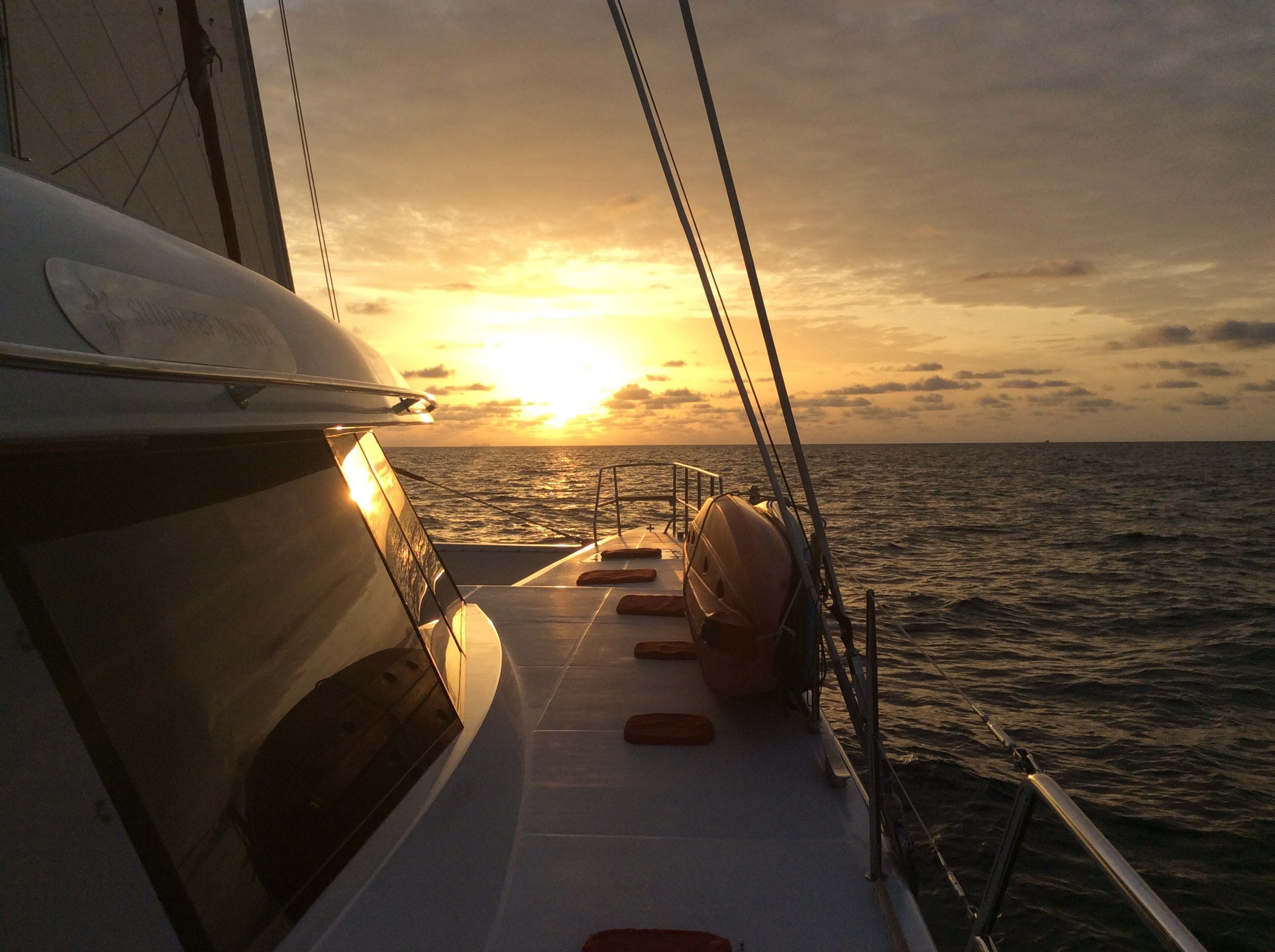 Blaze II under full sail