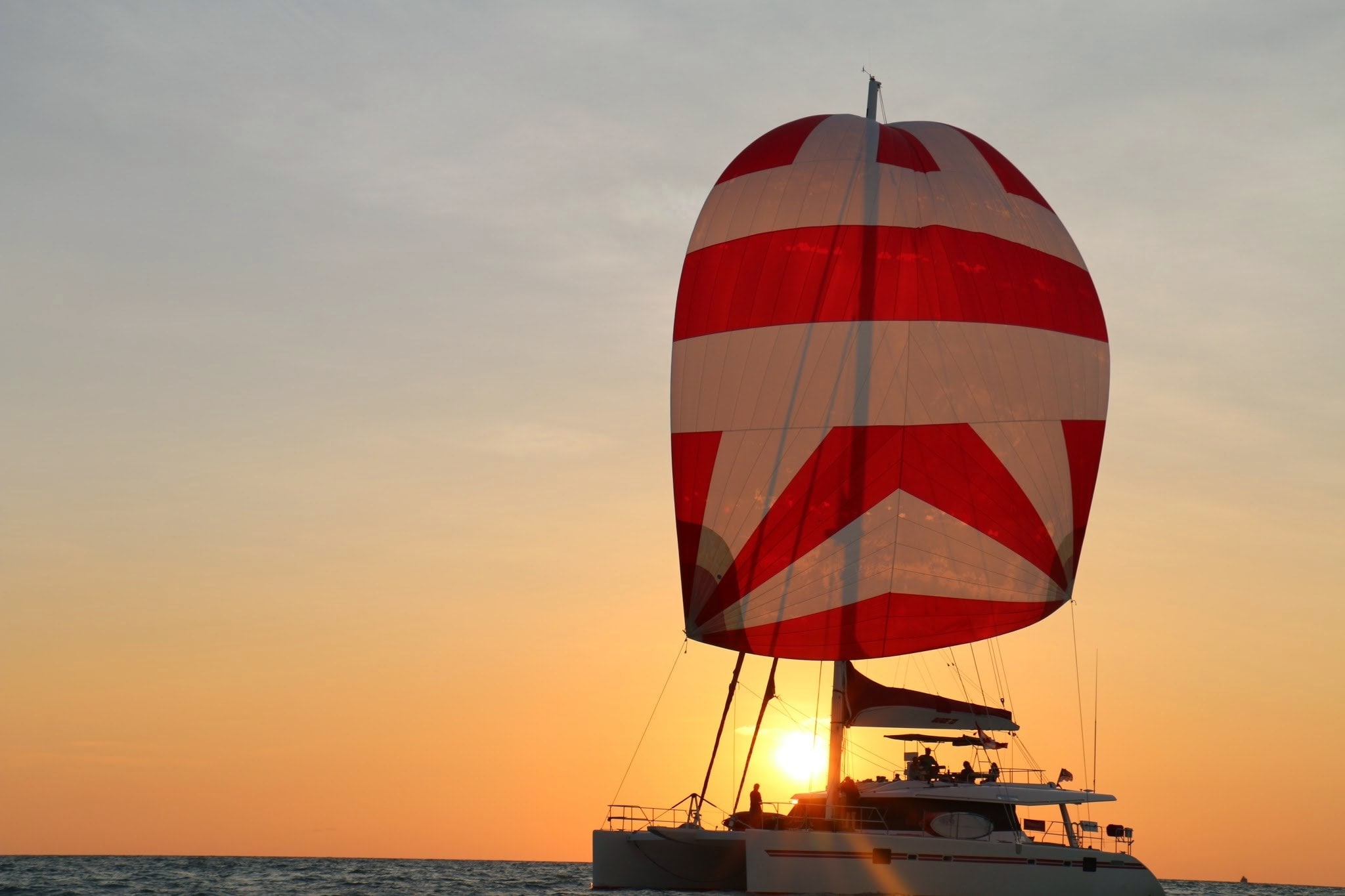 Blaze II under sail