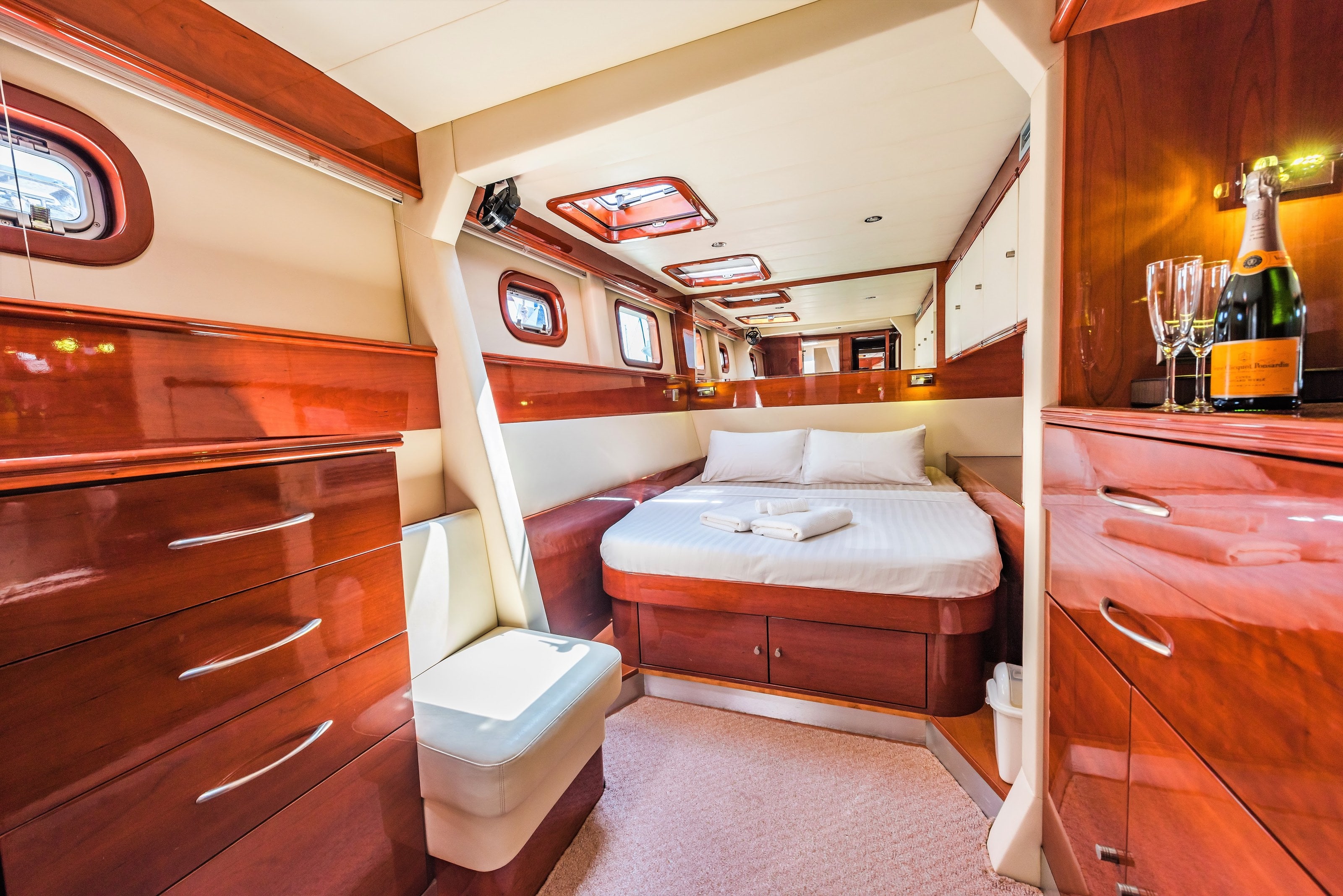The master cabin